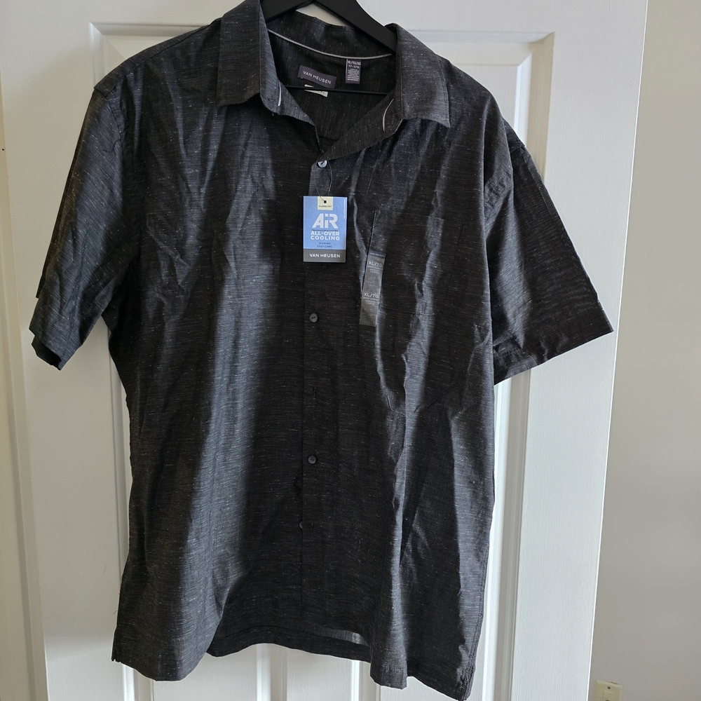 Van Heusen Charcoal Short Sleeve Shirt